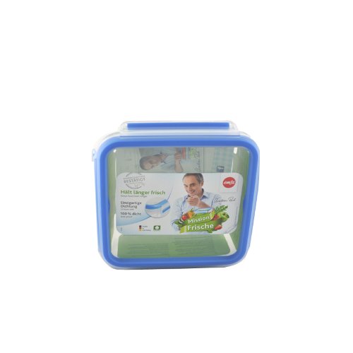 EMSA 508536 Clip und Close 2.0 Frischhaltedose quadratisch, 0,85 L - 3