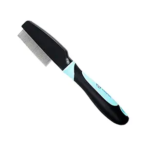 HANK?flea comb for dog cat |?ticks and fleas remover comb |?best anti?flea treatment for pets |?Rabbit Fur Detangling Tool |?Remove Fleas, Mites, Ticks, Dandruff Flakes from Pets
