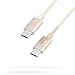 Produktbild OMARS USB-C auf USB C 2.0 Kabel 1m für USB Type-C Geräte: das neue MacBook, ChromeBook Pixel, Nexus 5X, Nexus 6P, OnePlus 2 und weitere (1m, Golden)