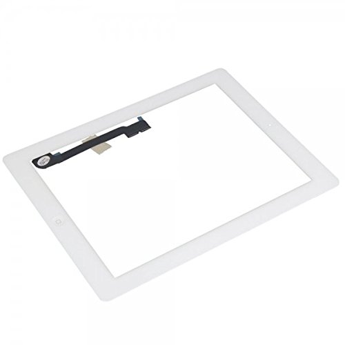Smartex® Pantalla Vidrio Tàctil Digitizer Blanco Compatible con iPad 3 - Adhesivo, Boton Home y Toolkit desmontaje incluidos en la confección