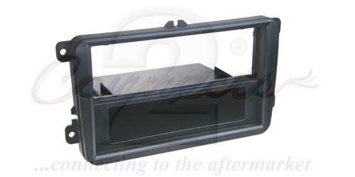 Connect2 - Marco para radio para Volkswagon Golf V/Touran/Passat/Caddy, color negro