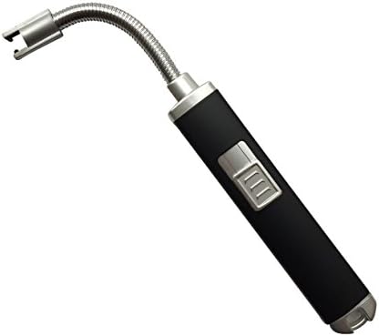 Arc Lighter Electric Lighter USB Rechargeable Flameless No Butane, Awnic Candle Lighter with Flexible Neck Windproof