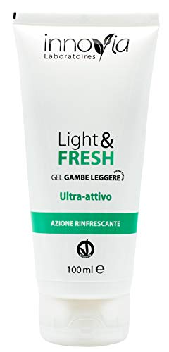 Crema Gel Rinfrescante per Gambe Pesanti - Ideale per una sensazione di Leggerezza e Sollievo - Ha un Effetto Freddo Immediato che stimola la Circolazione ed ha un'Azione Anticellulite - Made in Italy
