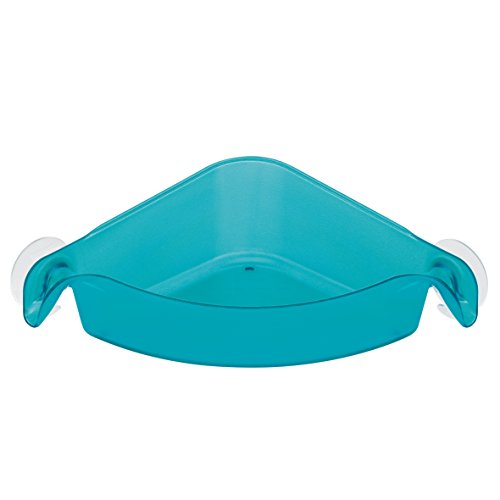 koziol Eckutensilo Boks, Kunststoff, transparent türkis, 19,2 x 19,2 x 7,4 cm