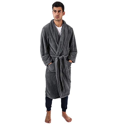 Preisvergleich Produktbild Ben Sherman Herren Morgenmantel Grau grau Gr. X-Large, grau