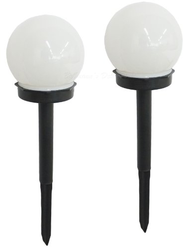 2er LED Solarlampe 36 x 11 cm