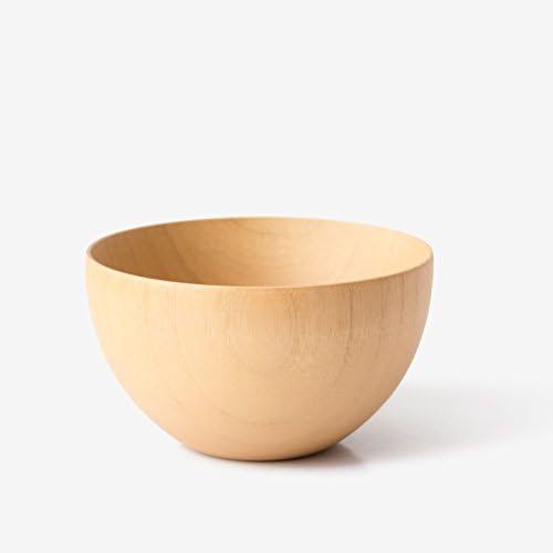 sweet kitchen -Japanese-style wooden bowl of solid wood large Salad bowls adult children's natural color jobs,Beech wood Bowl