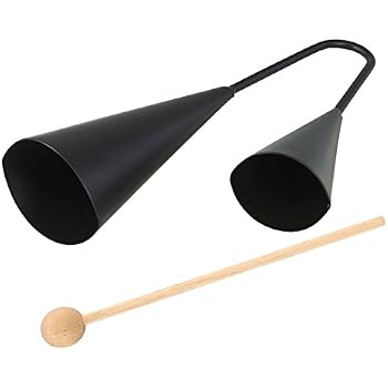 Cloches Agogo Double Percussion Plus - Pour Samba Ou Éducation Musicale - Taille M
