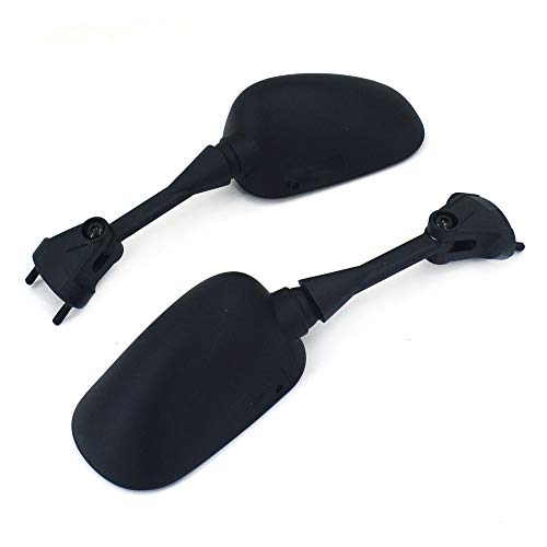 Fast Pro Motorrad Schwarz Seite Rückspiegel Kawasaki Ninja ZX6R 6RR 636 ZX10R Motorrad Spiegel - 8