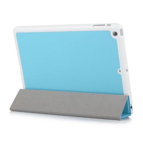 iHarbort® Premium iPad Air Hülle PU Leder Tasche Case Etui Sleeve Smart Cover Schutzhülle Hülle (Blau) - 3