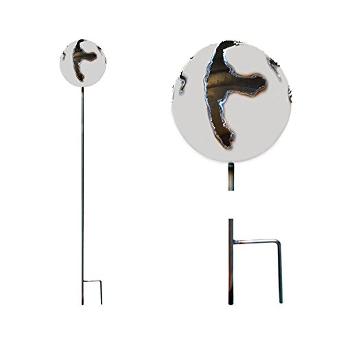 Syltiges Feuerkugel Insle Sylt aus Stahl, silber, 100 x 13 x 13 cm, 1165 - 2