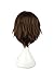 30cm Short Black Brown Layered Ao no Exorcist okumura yukio Unisex Anime Cosplay Wig