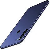 TheGiftKart Ultra Slim 360* Matte Velvet Feel Hard Back Case Cover with Camera Protection Bump for Xiaomi Redmi Note 8 (Blue)