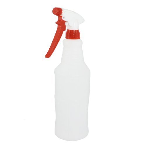 White Red Plastic Watering Spray Bottle Trigger Water Sprayer 800ml