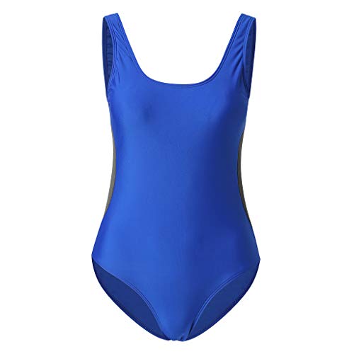 Preisvergleich Produktbild AHAYAKU Damen Großer Strandbadeanzug Split Konservativer Badeanzug T-Shirt Druck Hoch