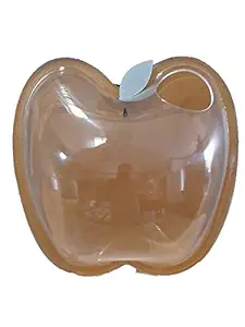 DDSS H. 14'' Base Apple Shape Wall Mount Hanging Acrylic Wall Mount Hanging Fish Aquarium Bowl Tank for Small Betta Fish & Plants- Clear Transparent