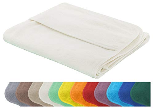 Schonbezug für Gartenliege, Strandliegenauflage, Frottee Schonbezug, 100% Baumwolle – ca.75×200 cm – Blau – Brandsseller - 6