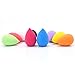 Dolovemk 2PCS Beauty Makeup Blending Sponges, Undereye/Eyelid Foundtion Applicator Wedges, Small Soft Flawless Semi-Egg Shaped Sponge Blender, Size: 42mmx30mm (Non-Latex) (Random Colors)