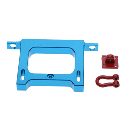 Preisvergleich Produktbild IPOTCH Hinter Heckträger Halterung Upgrade Zubehöre für WPL 1 / 16 - Blau