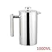 Produktbild Bodbii Französisch Presse Kaffeemaschine Doppelschalig Edelstahl Kaffeebereiter isolierter Kaffee Tee-Maschine Filtertopf