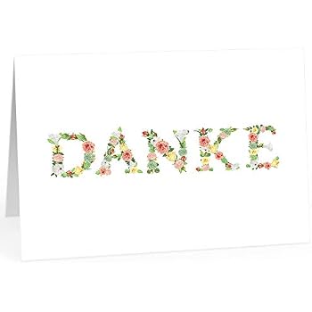 XXL Dankeskarte A4 Mit Umschlag – Große Grußkarte Zum Bedanken, Motiv Gold Auf Blau