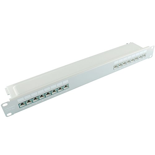 Ligawo 1020106.0 Patchpanel „Cat.5e 16x RJ45 LSA“, 48,26 cm grau - 3