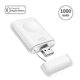 【1000mAh Power Bank und effizientes Laden】 Das in 1000mAh Power Bank eingebaute Apple Watch Ladegerät ermöglicht Ihnen das Notladen Ihrer iwatch und die Ladegeschwindigkeit entspricht der des Originals, voll aufgeladen dauert 2-3 Stunden.