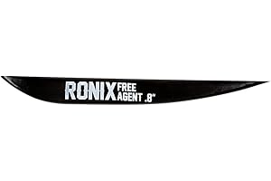 RONIX 2020 Free Agent 0.8 Fiberglass Wakeboard Fin - Black (2 Pack)
