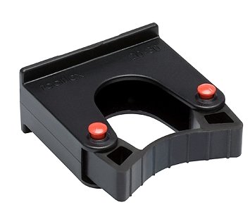 Toolflex Stockhalter Gerätehalter und Stielhalter für Durchmesser 20-30mm schwarz