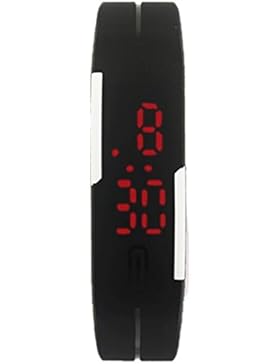 Unisex Fashion Touch Bildschirm LED Armband Digital Uhren Damen Armbanduhr Schwarz