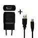 Produktbild Original LG Ladekabel MCS-02ET + DK-100M in Schwarz für G3 2.0 USB Datenkabel Netzteil Ladegerät Aufladekabel Travel Charger MicroUSB