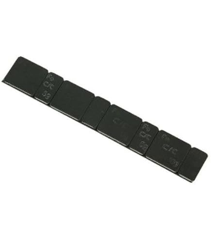 Pesi Di Bilanciamento Neri Per Cerchi - 4 Barrette Da 60g, Totale 240g, Rivestimento Plastica
