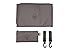Lassig Casual Messenger-Style Diaper/Changing Bag, Triangle Design Dark Purple
