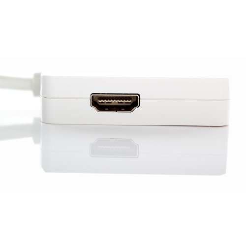 Laptone Mini Display Port, Mini DP auf HDMI-DVI-DP, Wechseladapter für Apple MacBook Pro - 3