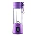 Produktbild KNOSSOS 4 Blades Mini USB Rechargeable Portable Electric Fruit Juicer Smoothie Maker Purple