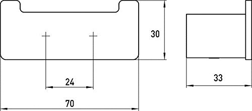 Emco 57500102 Doppelhaken Loft, verchromt - 2