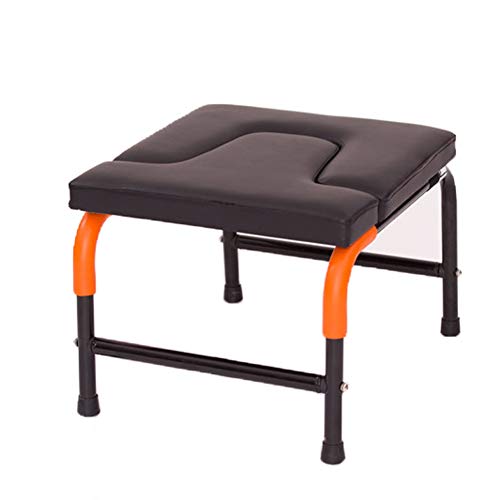 Quan Yoga Headstand Bench Pu Cushioned Metal Headstand Yoga Stool Stand Yoga Chair Handstand Bench Suitable For Family Gym Anti Gravity Training Equipment Buy Online In Antigua And Barbuda At Antigua Desertcart Com