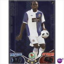 Preisvergleich Produktbild Mame Biram DIOUF Star Signing Individuelle Match Attax 2010 / 11 Trading Card