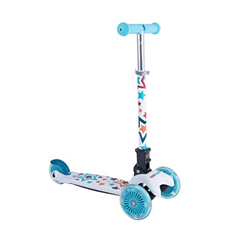 KIDDIMOTO 2zma8, Pedana in Plastica Antiscivolo Unisex Bambini, Stars, Taglia Unica