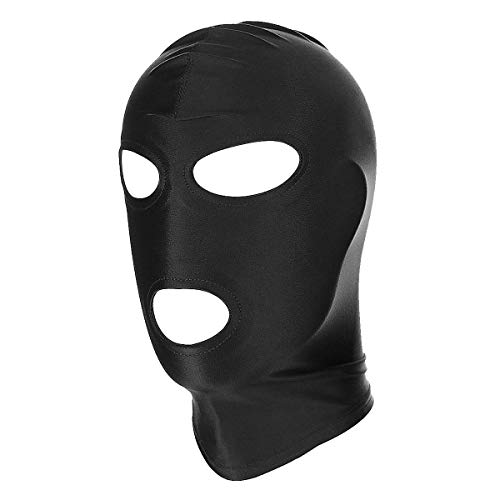 Comboo Juego De Roles Capucha Máscara Caché De Cara Ojos Traje De Cosplay Vendado