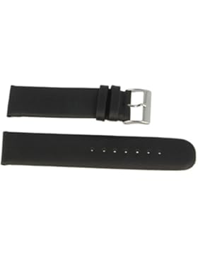 22 mm Uhrenband 685 Kalbsleder, Classic DESIGN schwarz matt, wasserfest