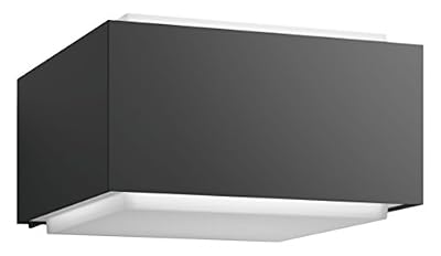 Philips 1733793PN HEDGEHOG Applique Aluminium/Matières synthétiques E27 Gris 18,2 x 16 x 9,1 cm