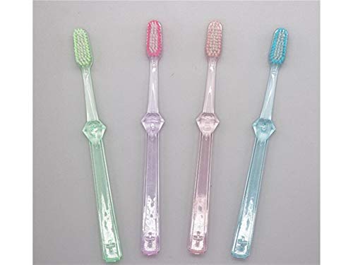 NqceKsrdfzn Cepillo de Dientes Suave One Pc Crystal Shape Soft Toothbrush Oral Herramienta de Limpieza de Cuidado para Adultos Aleatorio