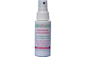 HAPPY WATCH DENTIDOG - L'original - Dentifrice en spray pour chiens et chats