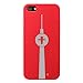 Produktbild AMPELMANN Silikon Schutzhülle - Bodyguard Iphone 5 Steher & Fernsehturm rot & silber
