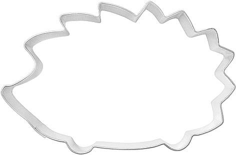 Ausstechform Ausstecher Igel, gross, 8,5cm, Edelstahl