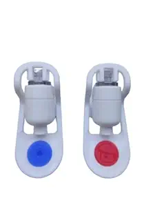 PBROS 2 Pieces Female Thread Blue/Red Color Dispenser Tap-Pack of 2