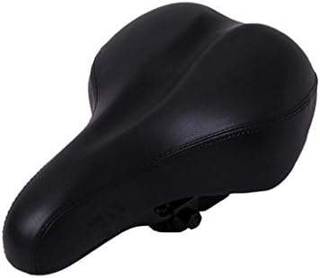 HAOXUAN Bicycle Saddle Comfort Bicycle Seat Cushion Shock Absorber Thick Ultra-Wide Motorcycle Accessory Mountain Bike Saddle A,270*200Mm, Black