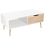 [Mesa Moderna] - Del estilo moderno, comtemporáneo y elegante, con un cajón extraíbles y movible que se puede estar a la izquierda o a la derecha y un gran estante.