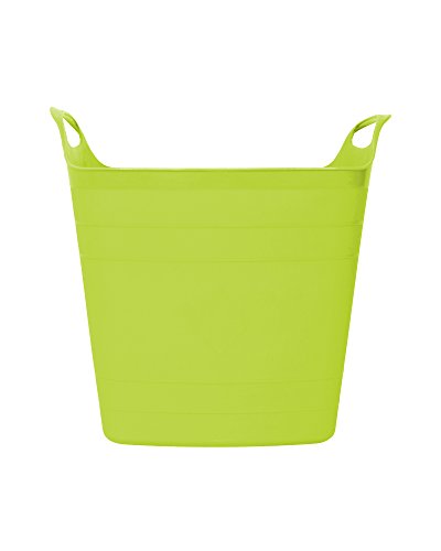 Flexi Tub Tragekorb Gartenkorb Wäschekorb Spielzeugeimer 15 Liter limette